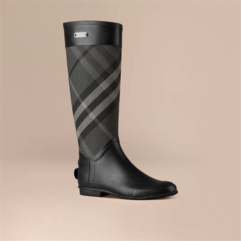 burberry rain boots charcoal|More.